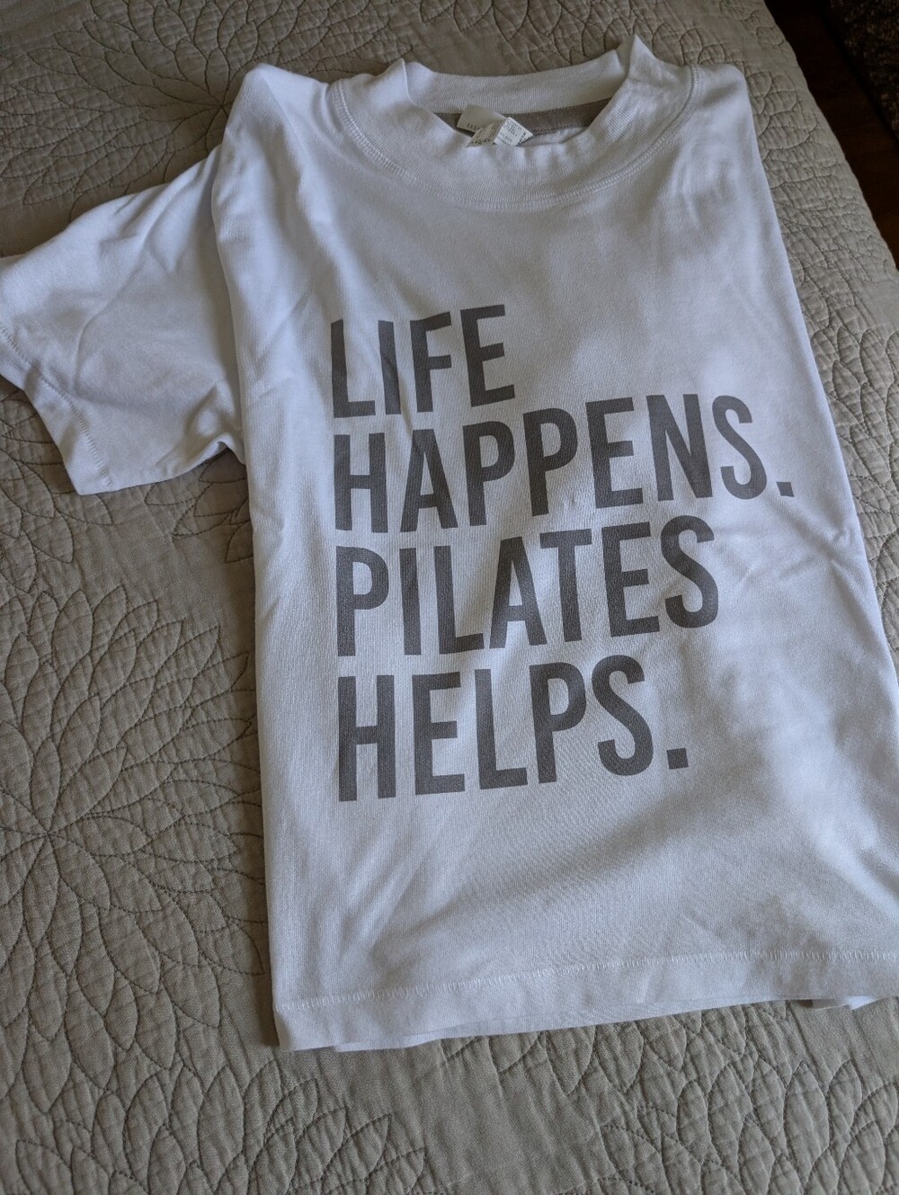 Live and Tell White Short Sleeve Tee